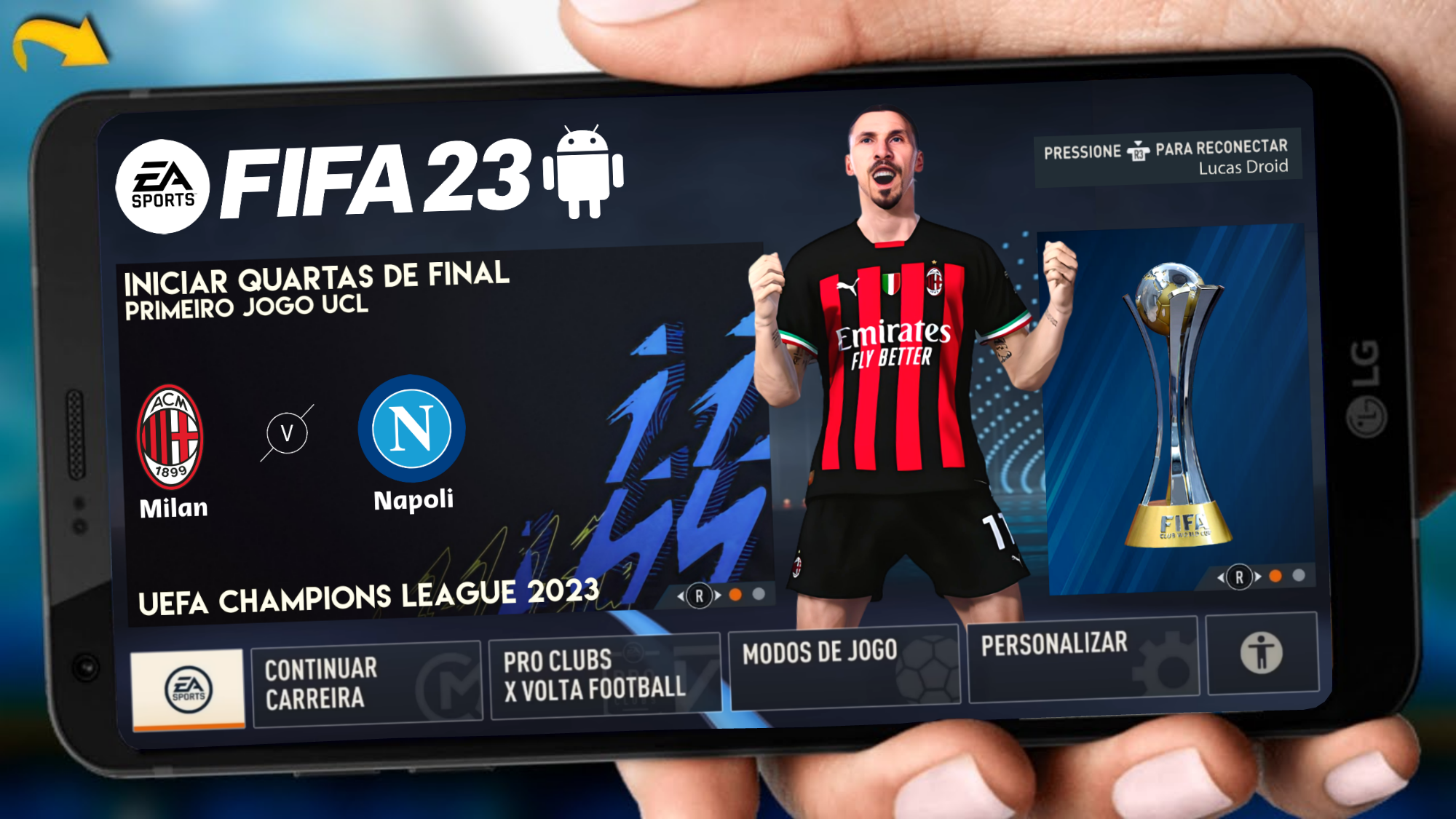 Fifa Mod Fifa Android Europeus Atualizado Mod Ps Ucl Uel