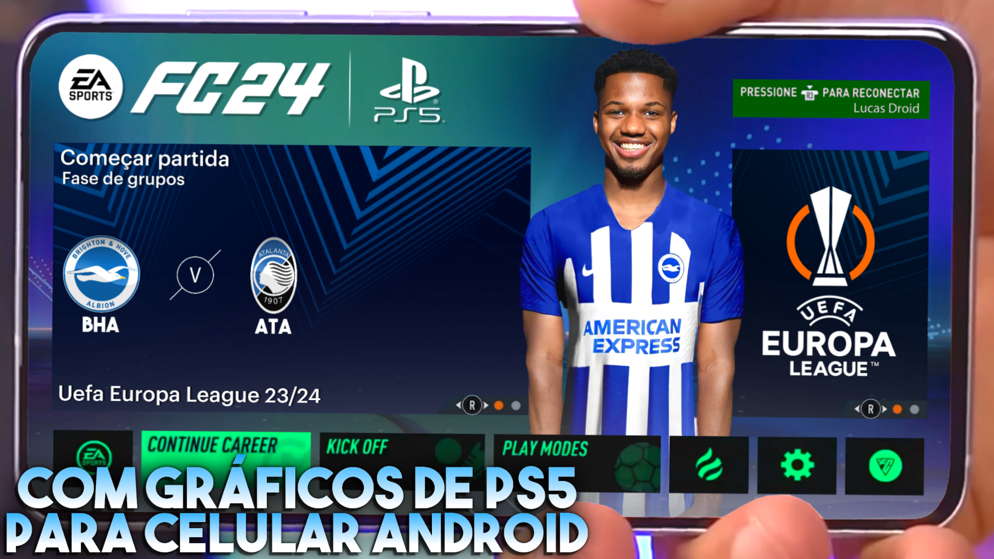 Fifa Mod Ea Fc Android Atualizado Gr Ficos De Ps E Novas